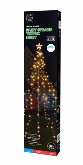 Picture of FESTIVE MAGIC LED FLAGPOLE TREE 2.3M W/WHITE