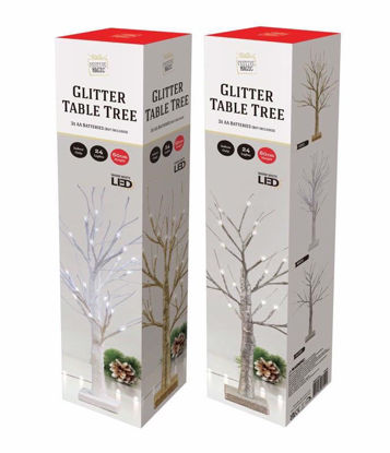 Picture of FESTIVE MAGIC LED TABLE GLITTER TREE 45CM