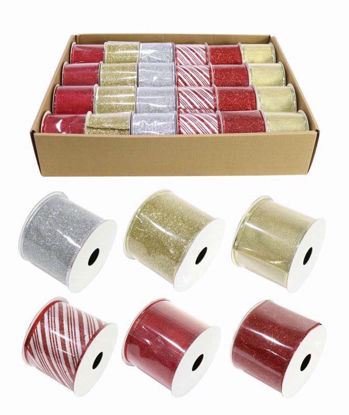 Picture of FESTIVE MAGIC RIBBON GLITTER 63MMX2.7M D00