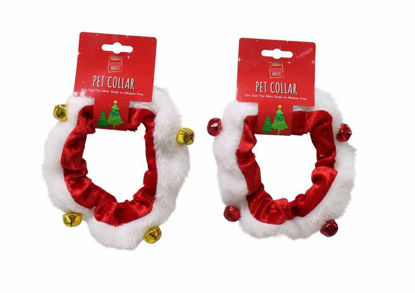Picture of FESTIVE MAGIC XMAS PET COLLAR NUTBELL