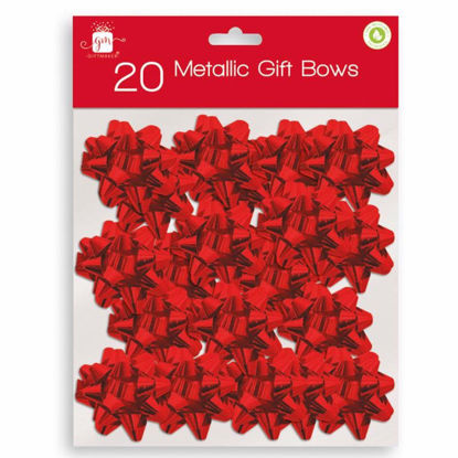 Picture of GIFTMAKER BOWS 20 RED