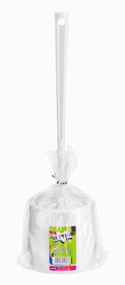 Picture of BETTINA TOILET BRUSH SET WHITE