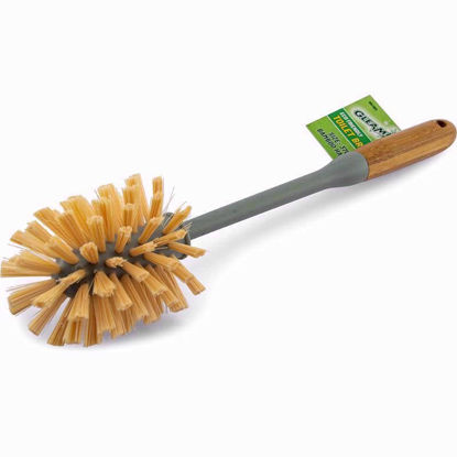 Picture of GLEAMAX TOILET BRUSH BAMBOO HANDLE 37 CM