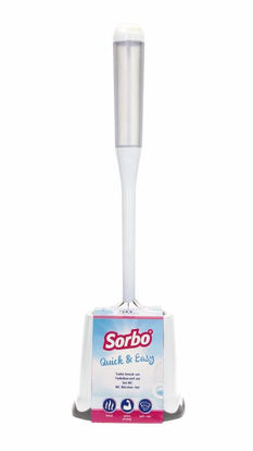 Picture of SORBO QUICK & EASY TOILET BRUSH SET WHT