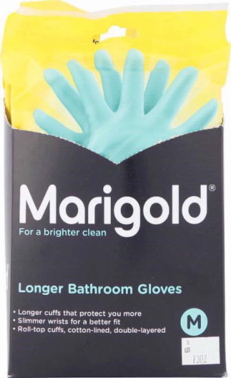 Picture of MARIGOLD BATHROOM GLOVES MEDIUM