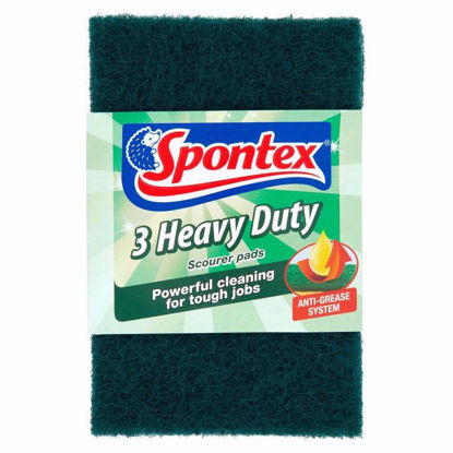 Picture of SPONTEX 3 HEAVY DUTY SCOURER PADS