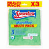 Picture of SPONTEX 3 MICROFIBRE PAD MULTI PACK