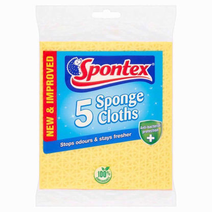 Picture of SPONTEX 5 SPONGE CLOTHS