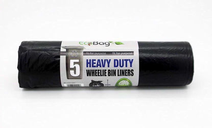 Picture of ECOBAG BLACK WHEELIE BIN 5 BAG 240 LTR