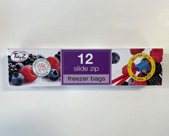 Picture of TIDYZ SLIDE ZIP12 FREEZER BAGS