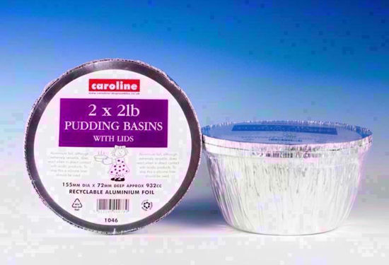 Picture of CAROLINE FOIL PUDDING 2 BASINS 2LB 1046