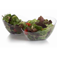 Picture of PLASTIC CLEAR LARGE SERVING BOWL ANGLED