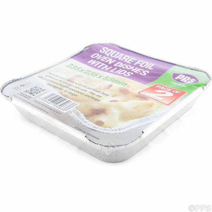 Picture of PPS FOIL 2 OVEN DISH & LID 235X235X58MM