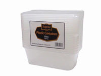 Picture of SUPERIOR PLASTIC RECT10 CONTANINERS 500CC