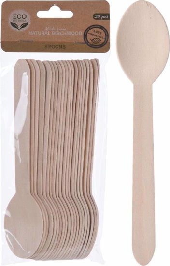 Picture of WOODEN SPOON SET 20PCS