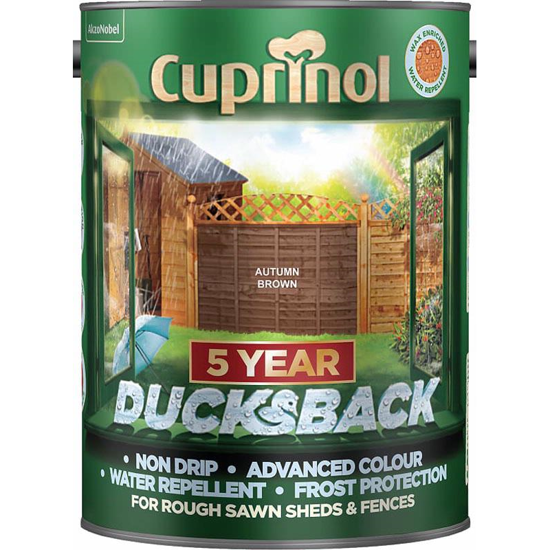 Picture of CUPRINOL DUCKSBACK AUTUMN BROWN 5L