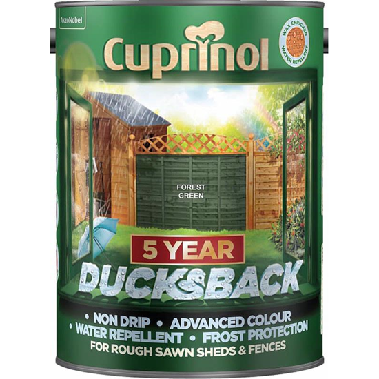 Picture of CUPRINOL DUCKSBACK FOREST GREEN 5L