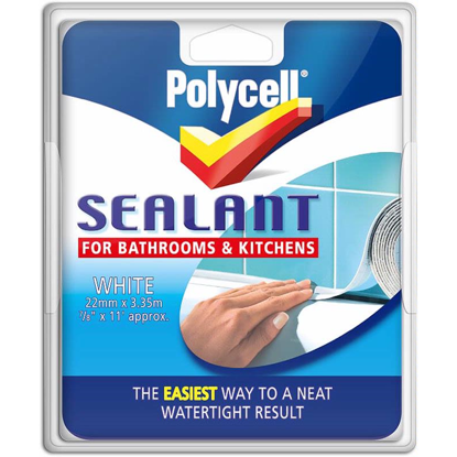 Picture of POLYCELL BATHROOM & KITCHEN SEALANT WHITE 22M