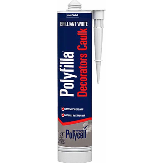 Picture of POLYCELL POLYFILLA DEC/CAULK B/WHITE 290ML