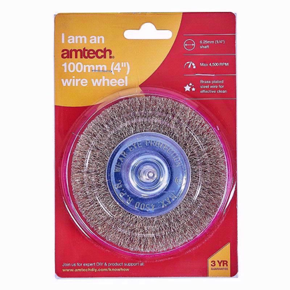 Picture of AMTECH WIRE WHEEL 4INCH