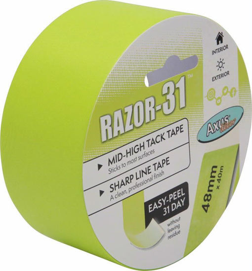 Picture of AXUS RAZOR HIGH TACK MASKING TAPE 48MMX40M
