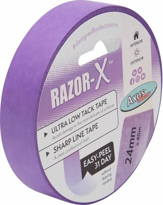 Picture of AXUS RAZOR X- ULTRA LOW MASKING TAPE 24MMX50