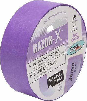 Picture of AXUS RAZOR X- ULTRA LOW MASKING TAPE36MMX50M