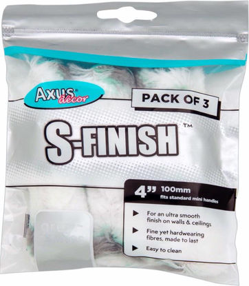 Picture of AXUS S FINISH MINI ROLLER 4 INCH TRIPLE PACK