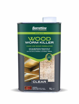 Picture of BARRRTTINE WOODWORM KILLER 1L SOLVENT PRESREV