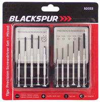 Picture of BLACKSPUR 11 PCE SCREWDRIVER PRECISION BOTH