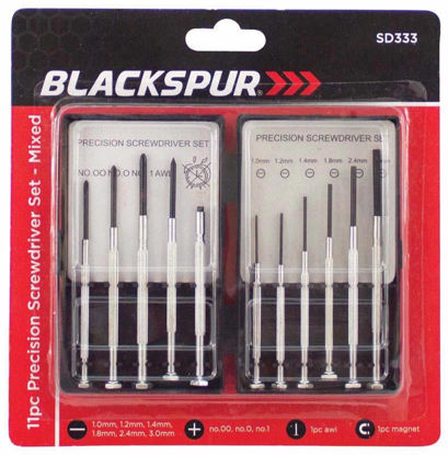 Picture of BLACKSPUR 11 PCE SCREWDRIVER PRECISION BOTH