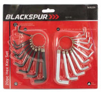 Picture of BLACKSPUR 20PCE HEX KEY SET