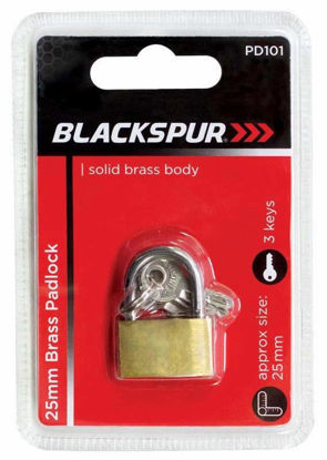 Picture of BLACKSPUR 25MM BRASS PADLOCK