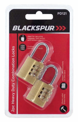 Picture of BLACKSPUR 2PC HEAVY DUTY PADLOCK