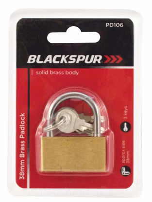 Picture of BLACKSPUR 40MM BRASS PADLOCK