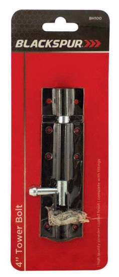 Picture of BLACKSPUR 4INCH TOWER BOLT