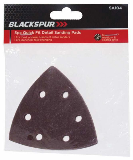 Picture of BLACKSPUR QUICK FIT DETAIL SANDING PADS 5PCE