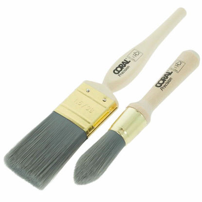 Picture of CORAL PRECISION CHALK BRUSH 2PC SET