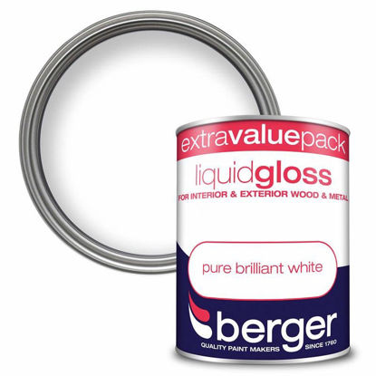 Picture of BERGER LIQUID GLOSS WHITE 1.25 LITRE(SPECIAL)