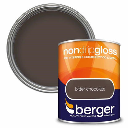 Picture of BERGER NON DRIP GLOSS 750ML BITTER CHOCOLATE