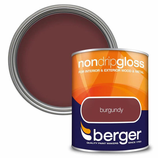 Picture of BERGER NON DRIP GLOSS 750ML BURGUNDY