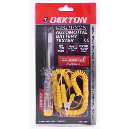 Picture of DEKTON BATTERY TESTER PROFESSIONAL AUTO