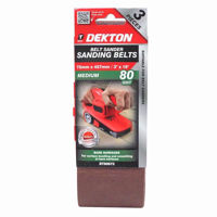 Picture of DEKTON SANDING BELT 80 GRIT 75X457 3PC