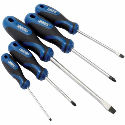 Picture of DRAPER SCREWDRIVER SOFT GRIP 5PC SET