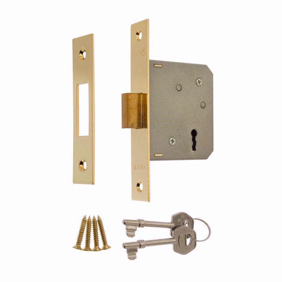 Picture of ERA 3 LEVER DEADLOCK 2.1/2 INCH BRASS