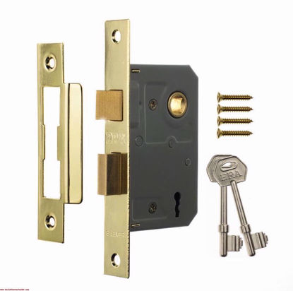 Picture of ERA 3 LEVER SASHLOCK 2.1/2 INCH BRASS