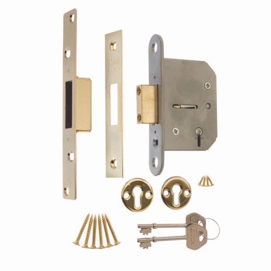 Picture of ERA DEADLOCK 2.1/2 INCH BRASS