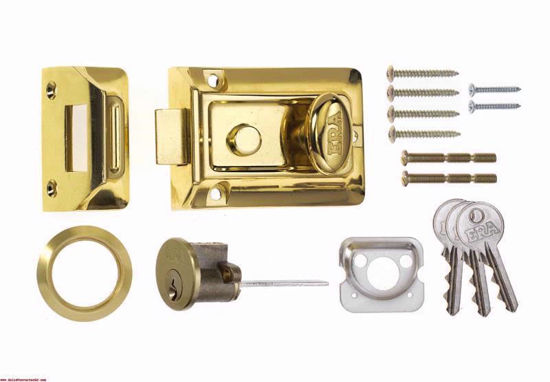 Picture of ERA TRADTIONAL DOOR LOCK BRASS 60MM