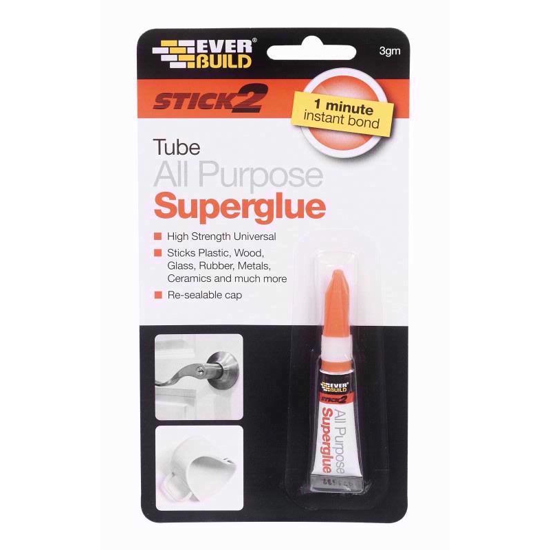 Picture of EVERBUILD ALL PURPOSE SUPERGLUE 3GM