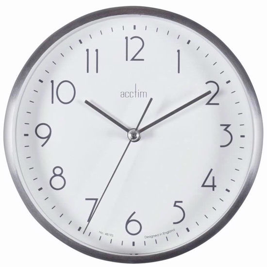 Picture of AVA SILVER WALL CLOCK 29527